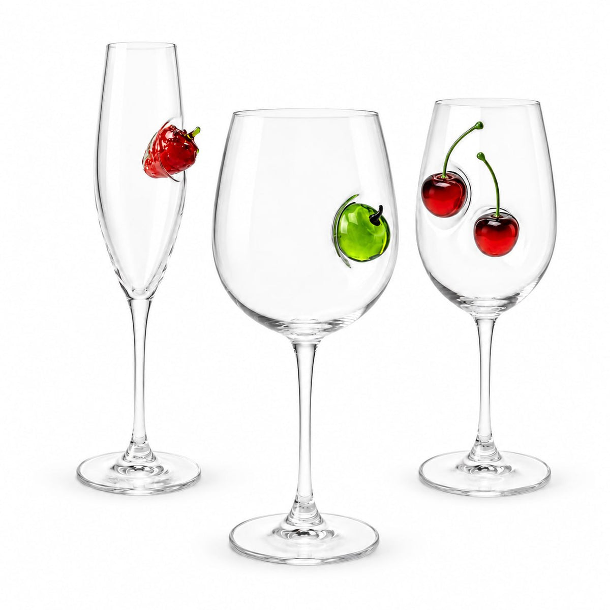 Individual VSKLO stemware for elegant drink presentation in a premium style