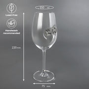 Келих для вина (з кубиком) від VSKLO — додаткове фото виробу, фото 10, артикул 10633