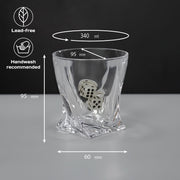 Crystal Whiskey Glass (with a Cube Insert) by VSKLO — additional product photo, photo 8, SKU 10624