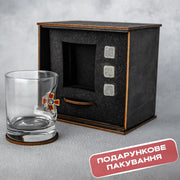 Склянка для віскі (ЗСУ) від VSKLO — крупний план виробу, фото 5, артикул 10229
