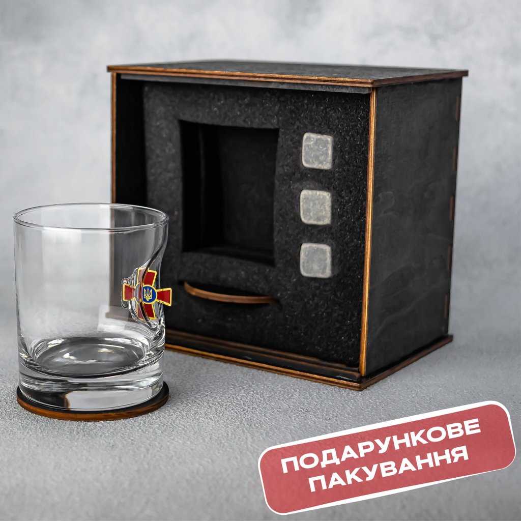 Склянка для віскі (ЗСУ) від VSKLO — крупний план виробу, фото 5, артикул 10229