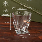 Small BK Set (Crystal glasses Bullet Insert + Coat of Arms) by VSKLO — additional product photo, photo 11, SKU 10408