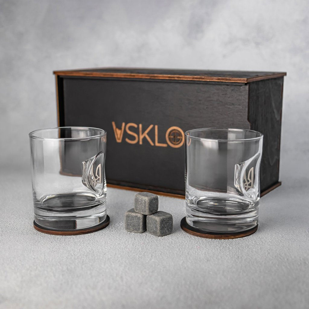 Набір на 2 склянки (з гербами) від VSKLO — додаткове фото виробу, фото 13, артикул 10690