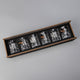 Faceted Crystal Shot Glass Set (Bullet Insert + Coat of Arms) + Packaging
