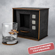 Склянка для віскі (з трьома кулями) від VSKLO — додаткове фото виробу, фото 11, артикул 10121