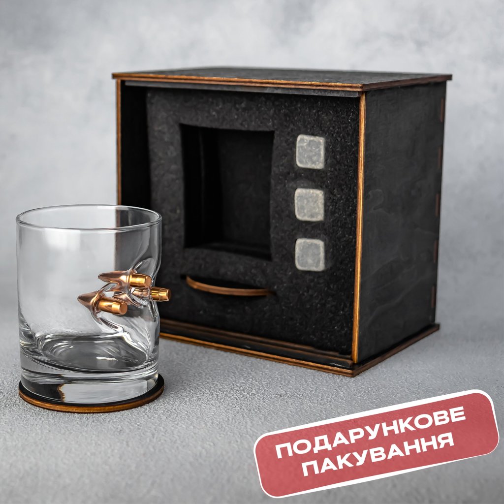 Склянка для віскі (з трьома кулями) від VSKLO — додаткове фото виробу, фото 11, артикул 10121