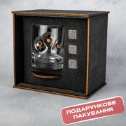 Склянка для віскі (з трьома кулями) від VSKLO — додаткове фото виробу, фото 10, артикул 10121