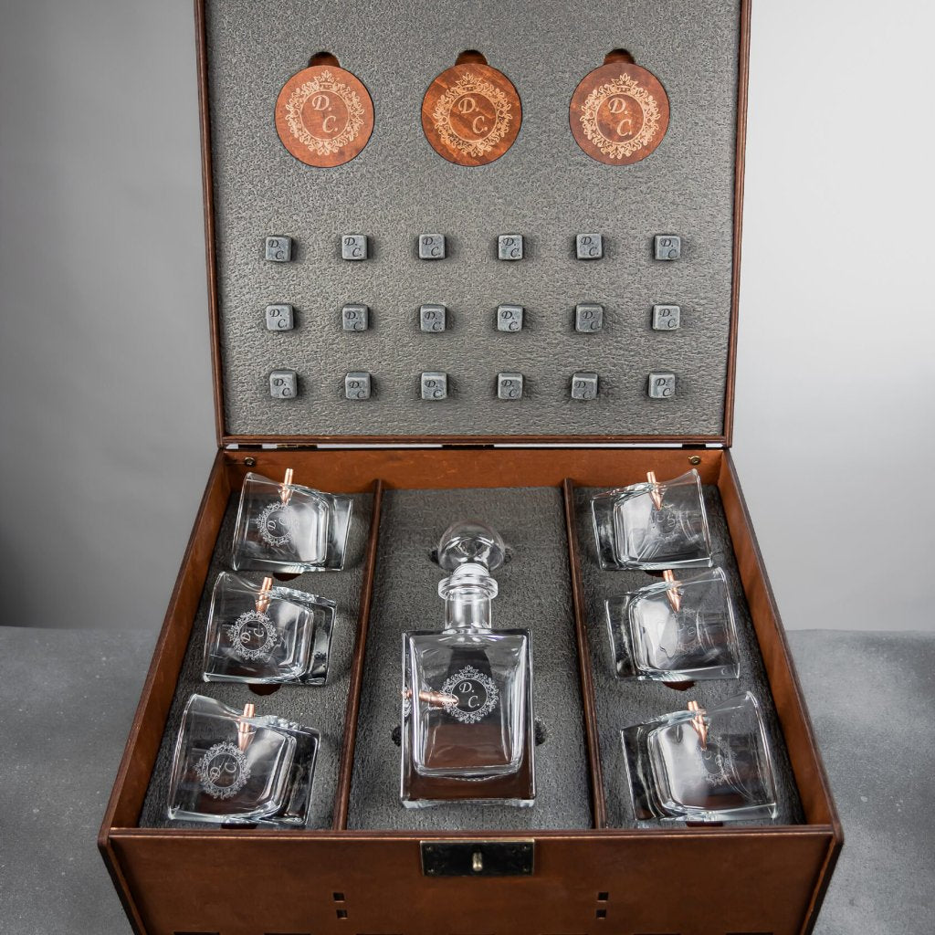 LEO Set 7 - classic glasses (with Bullet Inserts) by VSKLO — side view of the product, photo 3, SKU 11299
