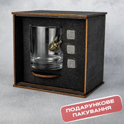 Склянка для віскі (з лимонкою) від VSKLO — додаткове фото виробу, фото 10, артикул 10120