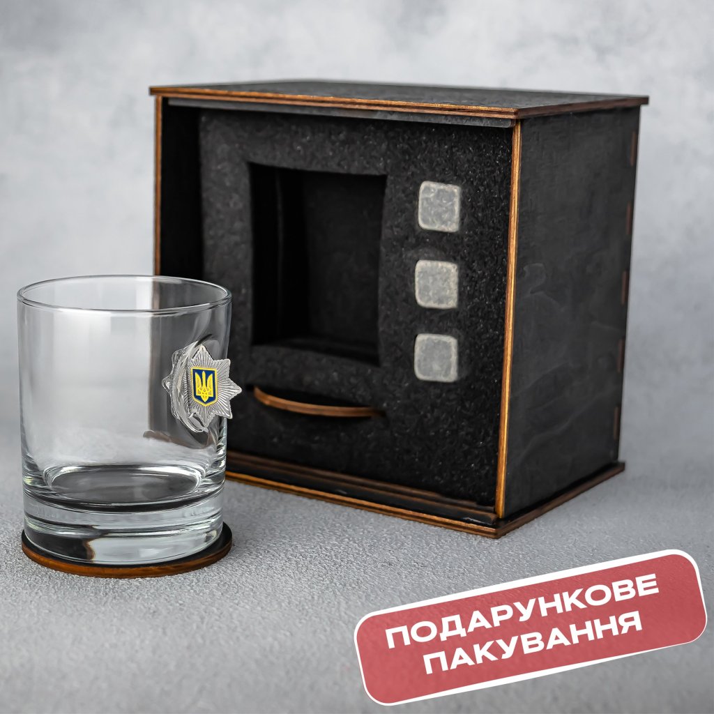 Склянка для віскі (Поліція) від VSKLO — додаткове фото виробу, фото 11, артикул 10151