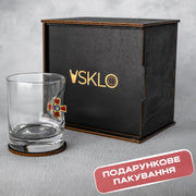 Склянка для віскі (ЗСУ) від VSKLO — крупний план виробу, фото 6, артикул 10229
