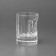 Faceted Crystal Shot Glass Set (Bullet + Coat of Arms) + packaging by VSKLO — premium glass gift with character, refined presentation, and custom engraving available.