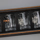 Faceted Shot Glass Set ribbed base (Bullet Insert + Coat of Arms) + Packaging