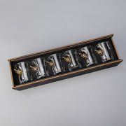 Faceted Shot Glass Set (with Grenade Inserts) + Packaging | VSKLO #5557