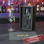 Келих для вина (з блешнею) від VSKLO — додаткове фото виробу, фото 7, артикул 10728