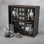 Set of 4 Glasses FOOTBALL | VSKLO #3645