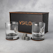 Набір на 2 склянки (з гербами) від VSKLO — вигляд збоку виробу, фото 3, артикул 10690