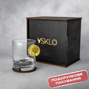 Склянка для віскі (з біткоїном) від VSKLO — подарункова подача виробу, фото 5, артикул 10124