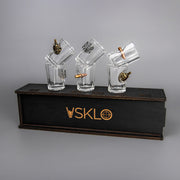 Faceted Shot Glass Set MIX + Packaging | VSKLO #3251
