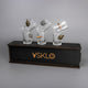 Faceted Shot Glass Set MIX + Packaging