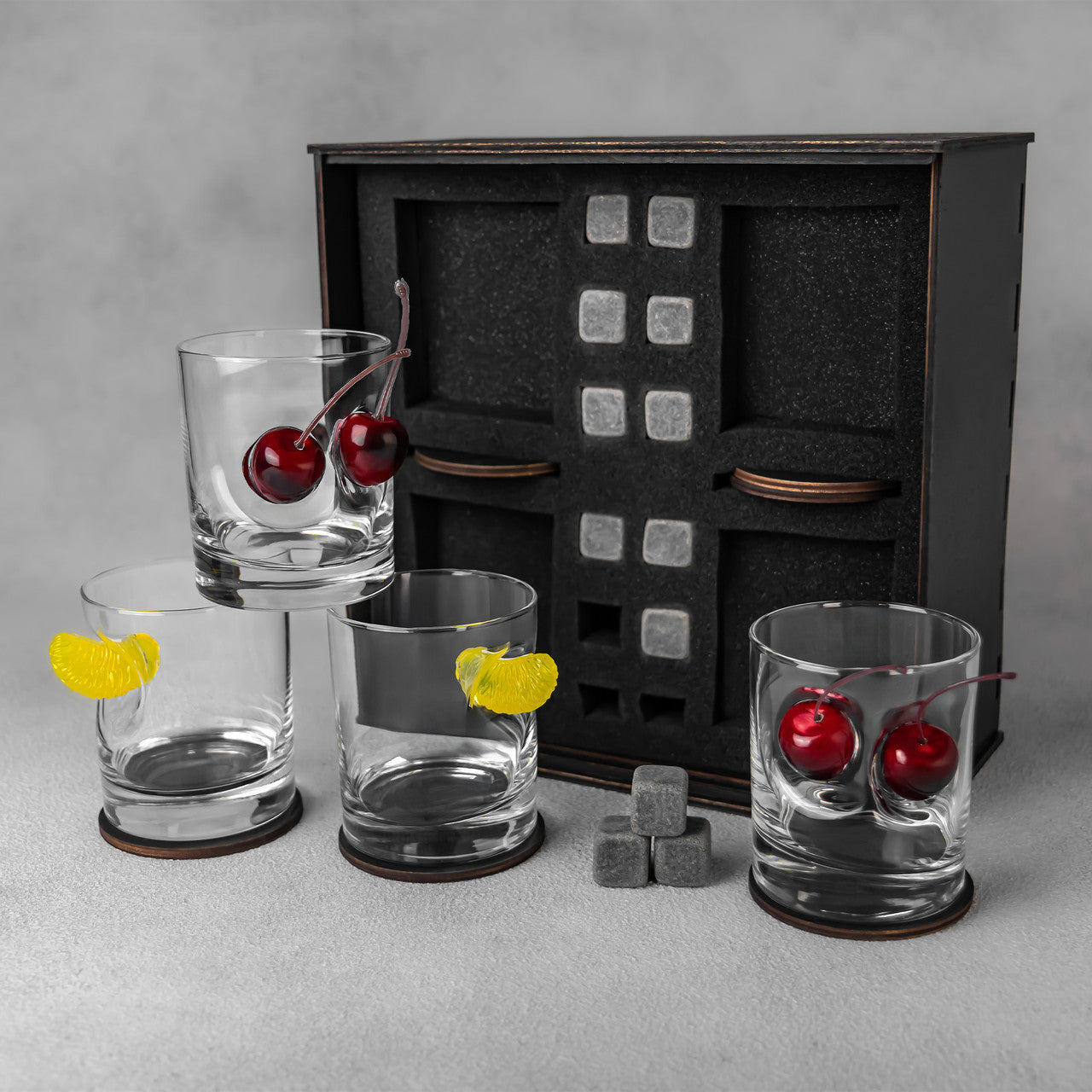Set of 4 Glasses FRUTEX | VSKLO #5335