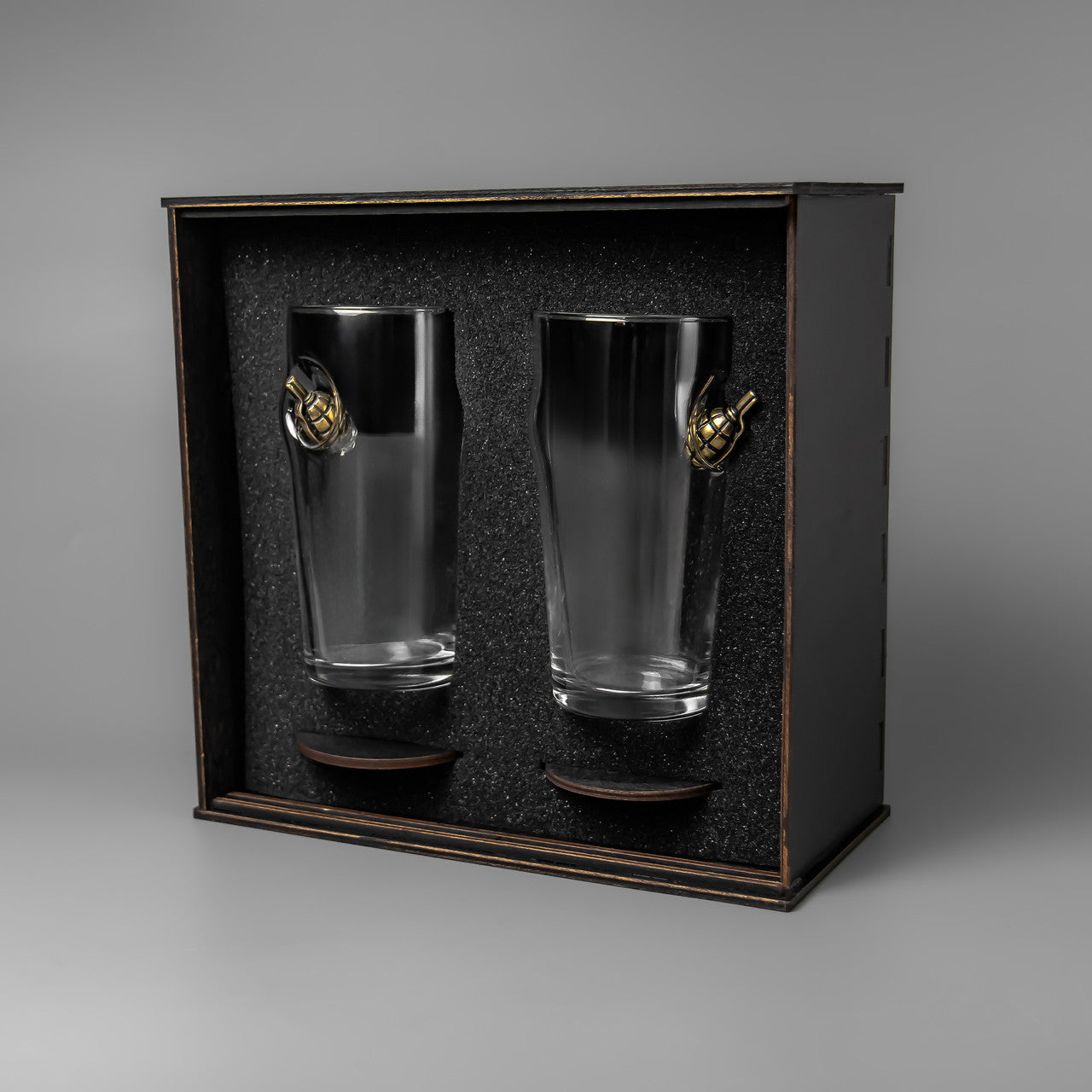 Набір на 2 келихи для пива (з лимонками) від VSKLO — детальний вигляд виробу, фото 2, артикул 10635