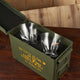 Set BK small (crystal glasses bullet insert + coat of arms)
