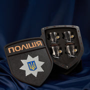 Набір Шеврон великий (Поліція) від VSKLO — головне фото пакування, фото 1, артикул 10230