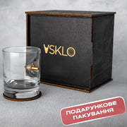 Склянка для віскі (з кулею) від VSKLO — додаткове фото виробу, фото 6, артикул 10185