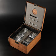 Набір LEO 3 — гранований кришталь (з гербом) від VSKLO — головне фото пакування, фото 1, артикул 10239