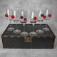 Set of 6 Wine Glasses (cherry, strawberry, pomegranate)