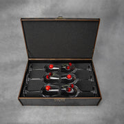 Set of 6 Wine Glasses (pomegranate+cherry) | VSKLO #2408