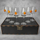 Set of 6 Wine Glasses (with pear inserts)
