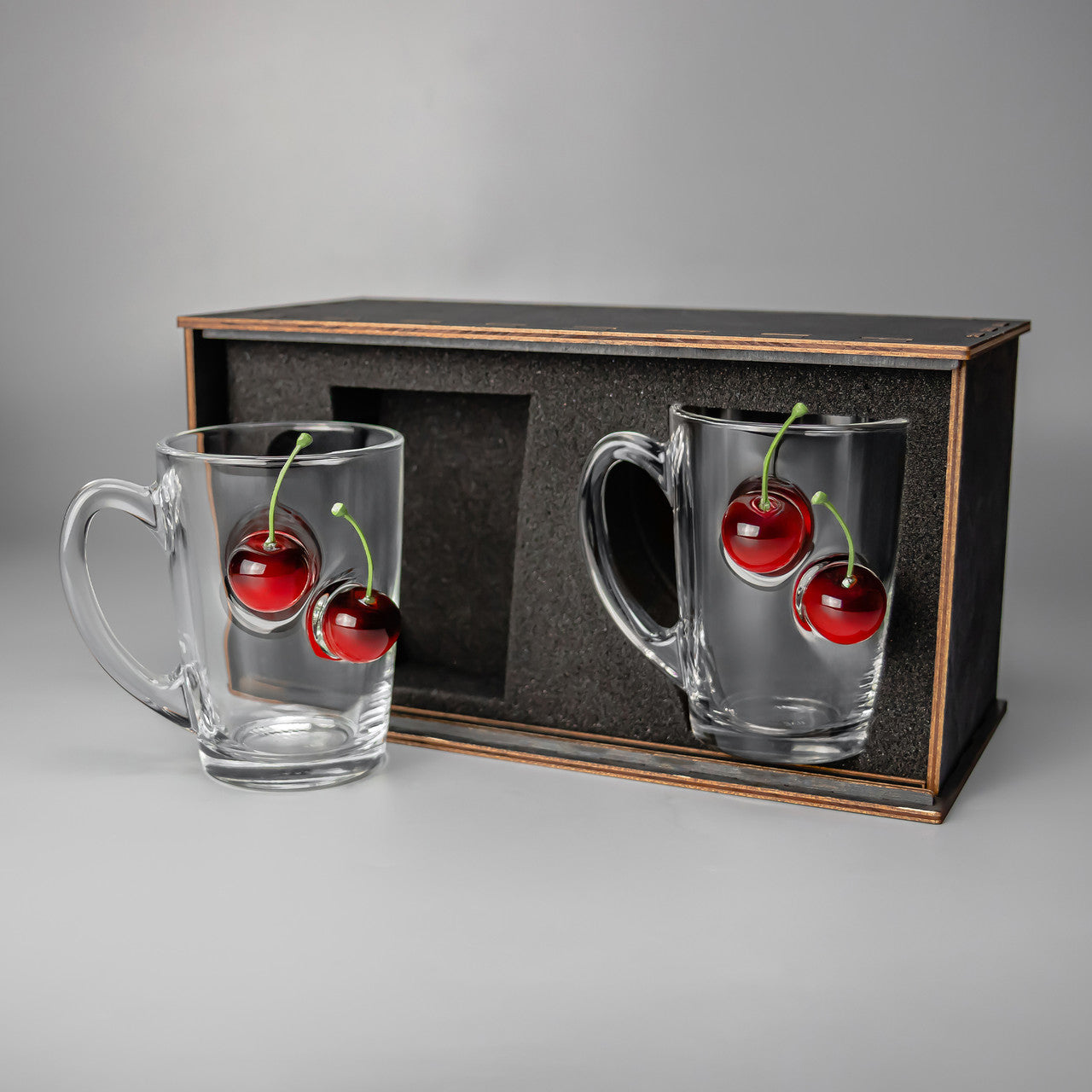 Set of 2 Cups (with Cherry Inserts) | VSKLO #4696