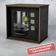 Склянка для віскі (ДПСУ) від VSKLO — крупний план виробу, фото 4, артикул 10218