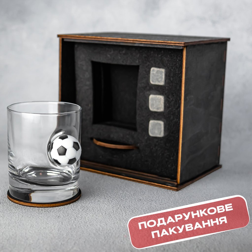 Склянка для віскі (з м`ячем) від VSKLO — додаткове фото виробу, фото 11, артикул 10127
