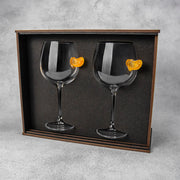 Set of 2 Cocktail glasses (with Mandarin Inserts) by VSKLO — detailed product view, photo 2, SKU 10092