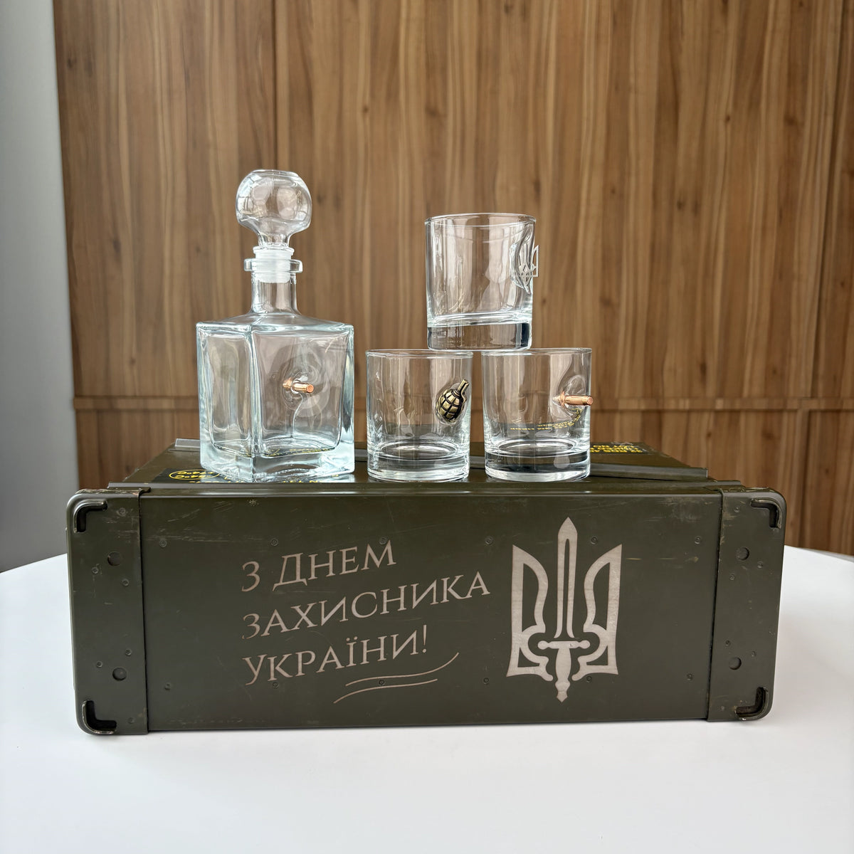 Набір БК великий (графин+склянки MIX) + гравіювання від VSKLO — фото 6, артикул 12245