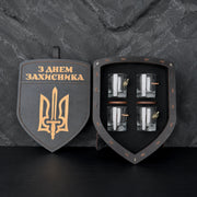 Набір Шеврон великий (склянки куля+лимонка) + гравіювання від VSKLO — фото 1, артикул 12248