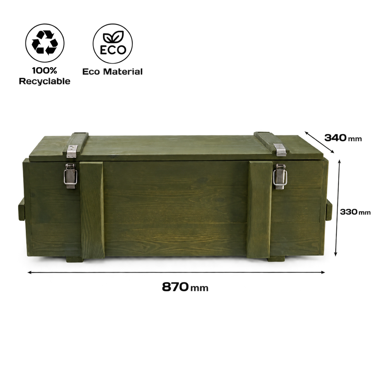 Replica Artillery Mini-Bar 155 mm — 4 Kristall Projektil Gläser