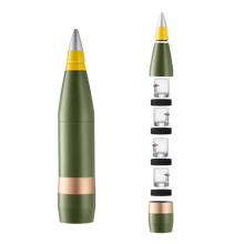 Replica Artillery Mini-Bar 155 mm — 4 Crystal Bullet Glasses