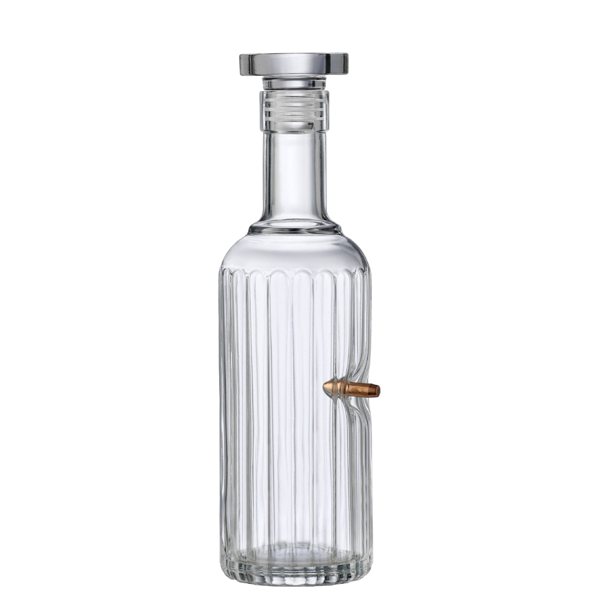 Replica Artillery Mini-Bar 155 mm — Crystal Decanter + 2 Bullet Glasses