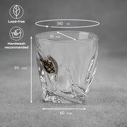 Кришталева склянка для віскі (з лимонкою) від VSKLO — фото 6, артикул 10634