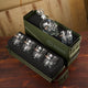 Set BK large (decanter sbulletl+glasses sbulletl with bullet inserts)