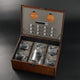 Set LEO 5 — crystal glasses (with Coat of Arms inserts)