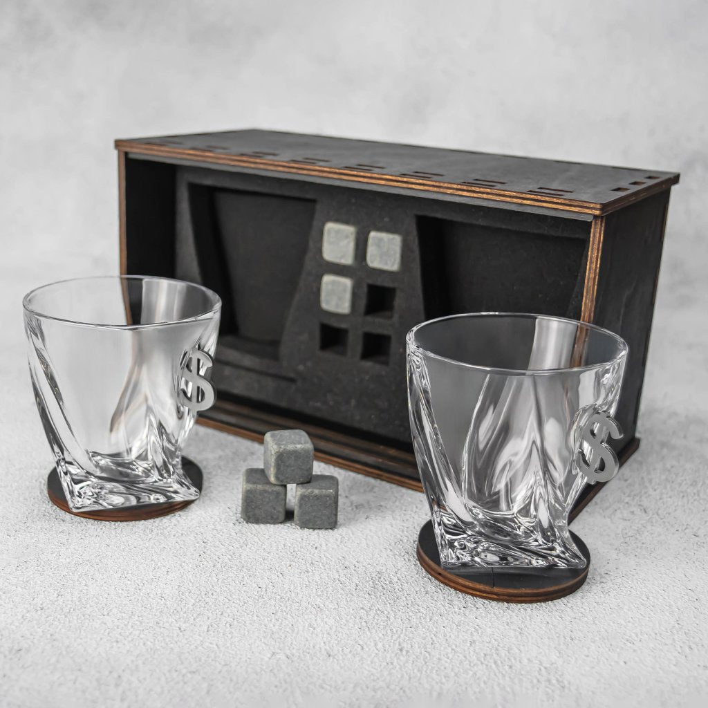 Set of 2 Glasses (with a Dollar Insert) by VSKLO — main product photo, photo 1, SKU 11272