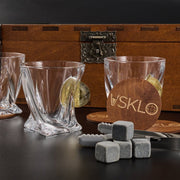 Набір LEO 4 - кришталеві склянки (з біткоїном) від VSKLO — фото 3, артикул 10670