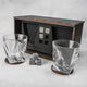 Set of 2 Crystal Whiskey Glasses (Mercedes)