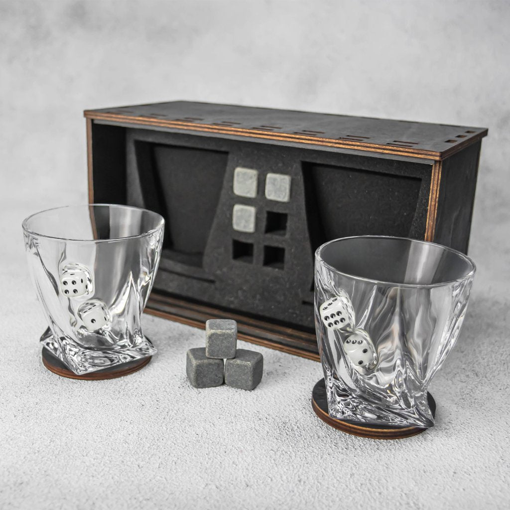 Set of 2 Glasses (with Cube Inserts) by VSKLO — main product photo, photo 1, SKU 11273