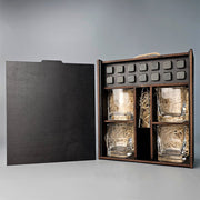 Set of 4 square glasses (No inserts) | VSKLO #395